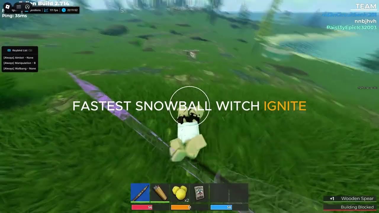 MINI WIPE WITH THE BEST SCRIPT ON FALLEN SURVIVAL (ignite)