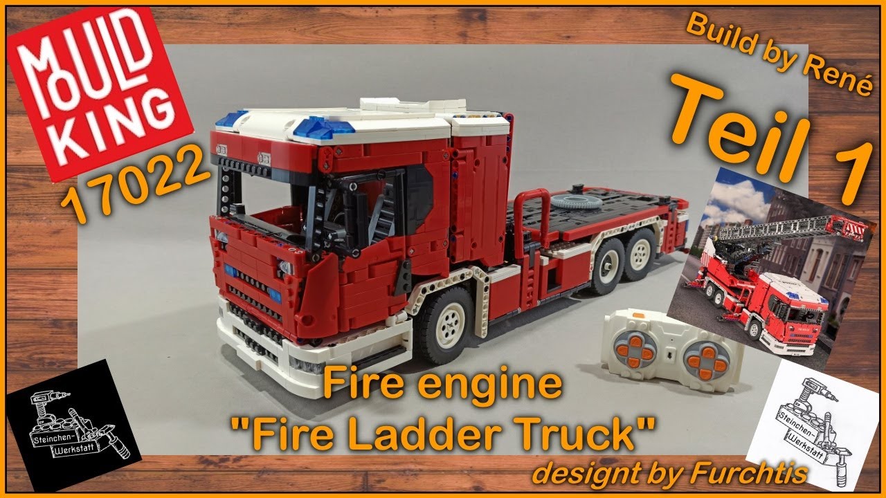 Fast nix zu meckern, bei der 17022 Fire Engine von Mould King