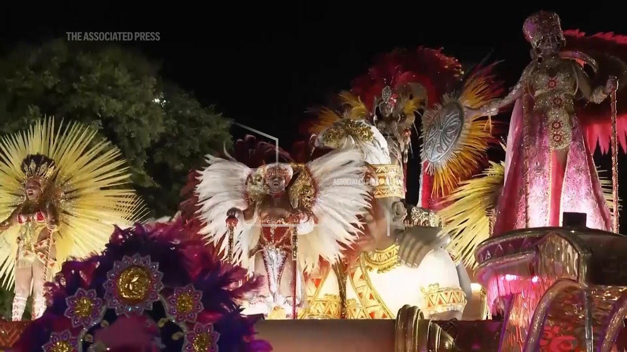 Rio's top samba schools parade at the Sambadrome on first night of Carnival