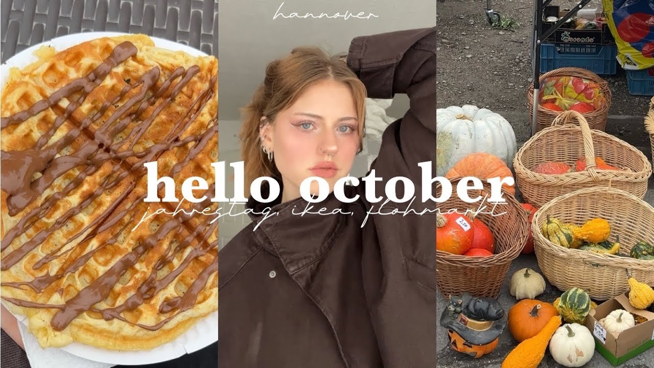 herbstvlog 🍂☕️ | flohmarkt, jahrestag, ikea und leben romantisieren