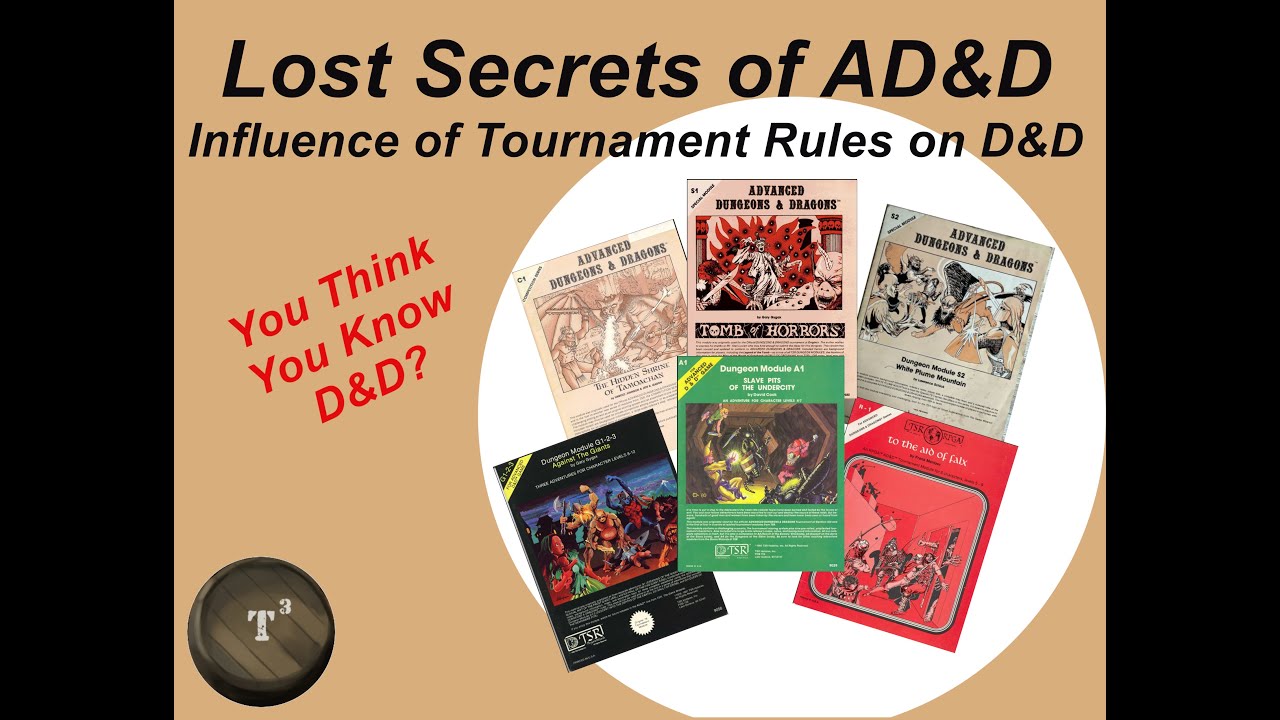 Lost Secrets of AD&D: Tournament Rules