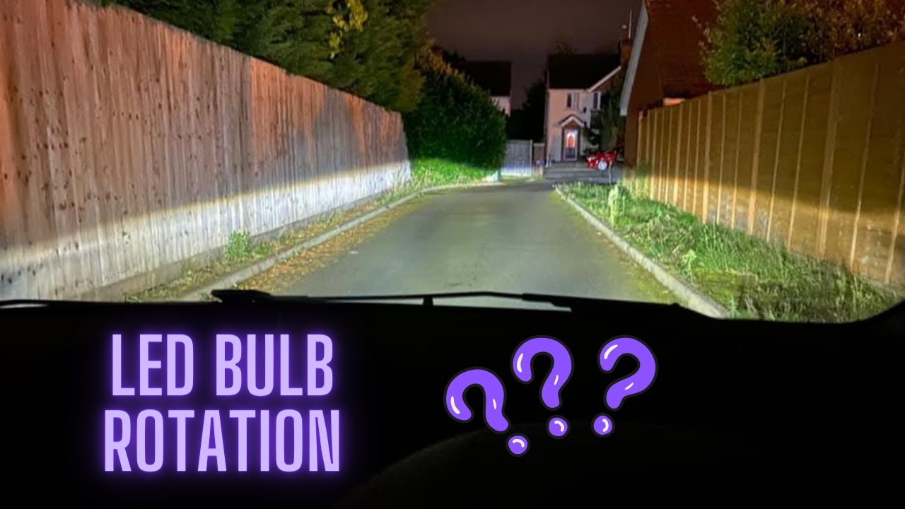 How to position LED headlight bulb on upgrade of halogen Vauxhall/Opel's with Projectors