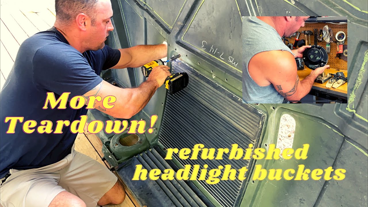 Humvee Headlight Buckets and More