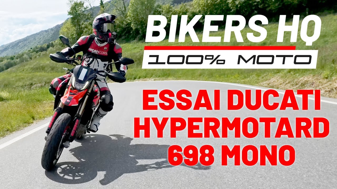 TEST: DUCATI HYPERMOTARD 698 MONO - 100% roulage et pure sound