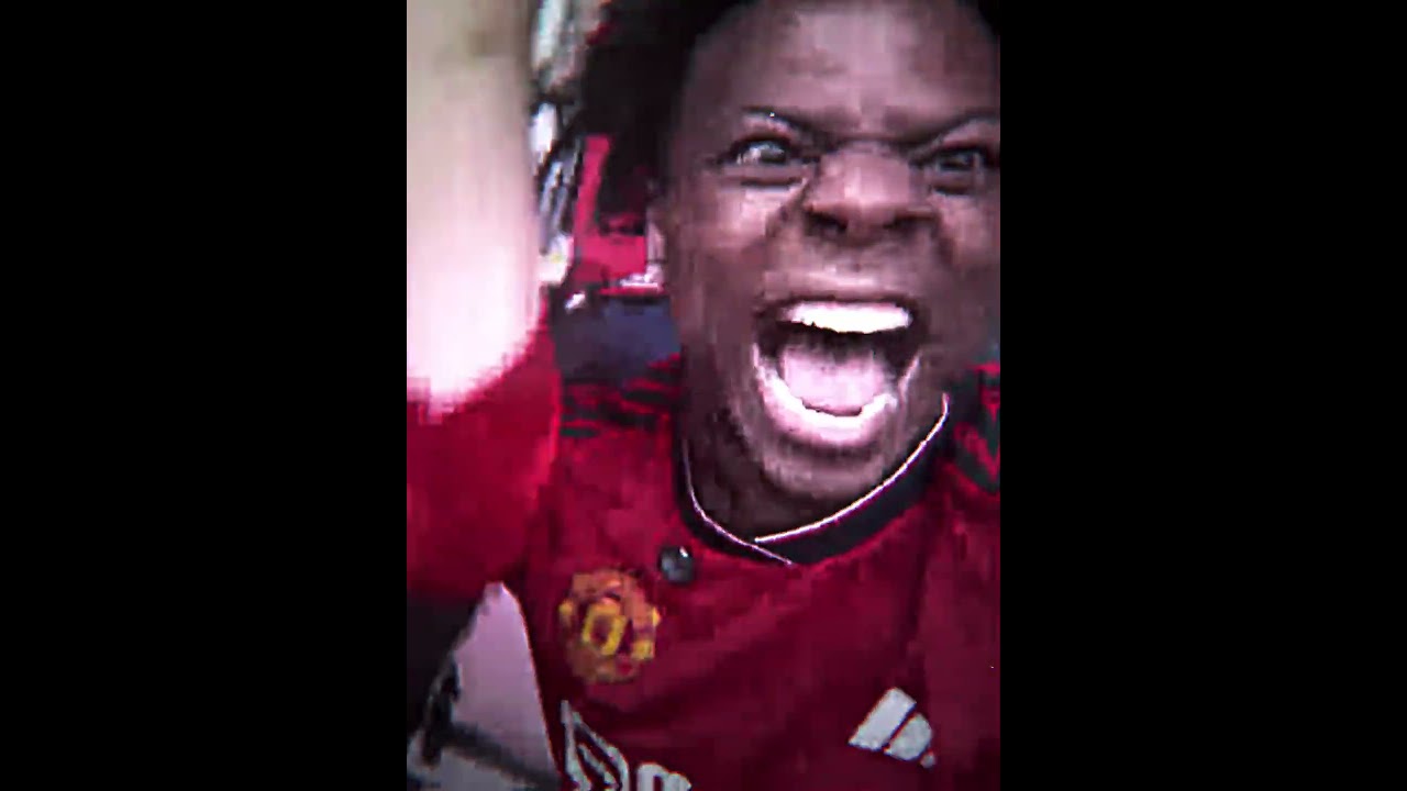 Speed reacts to Man United goal in FA CUP