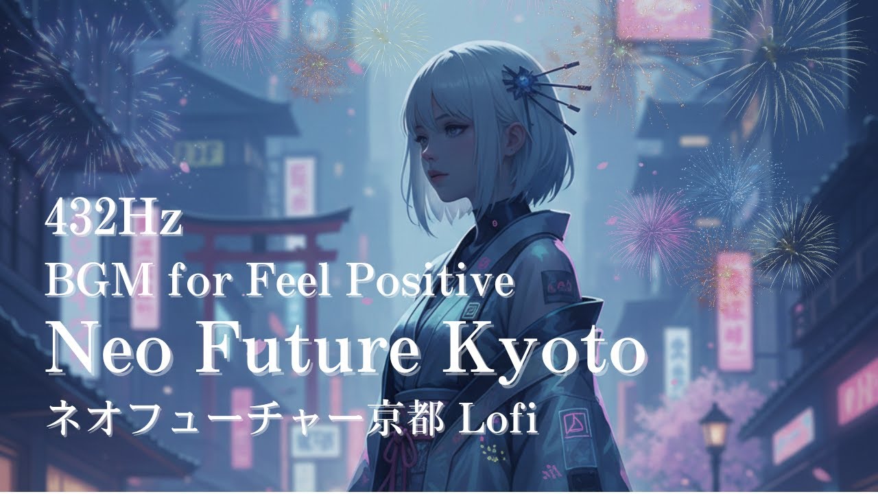【432Hz】Neo Future Kyoto: Get Aligned, Feel Positive.　整いながら気分をポジティブに｜ネオフューチャー京都 Lofi
