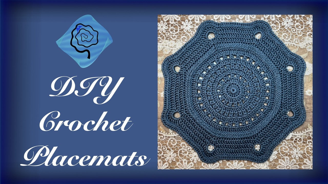 DIY Easy Crochet Placemat Pattern