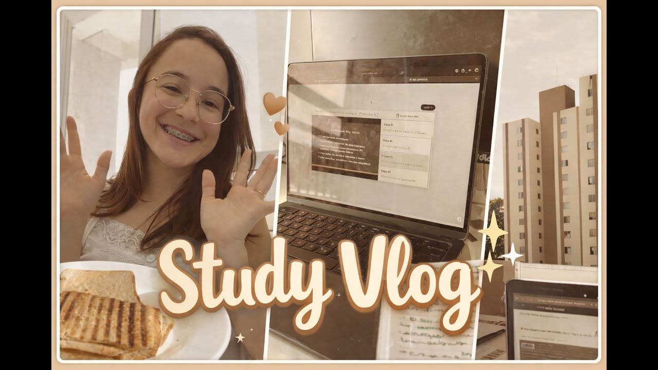 STUDY VLOG | Estudos e bate papo!