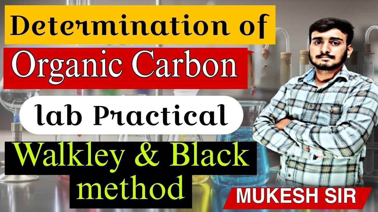Determination of Organic Carbon in soil || Walkley and Black method || कार्बनिक कार्बन का निर्धारण 