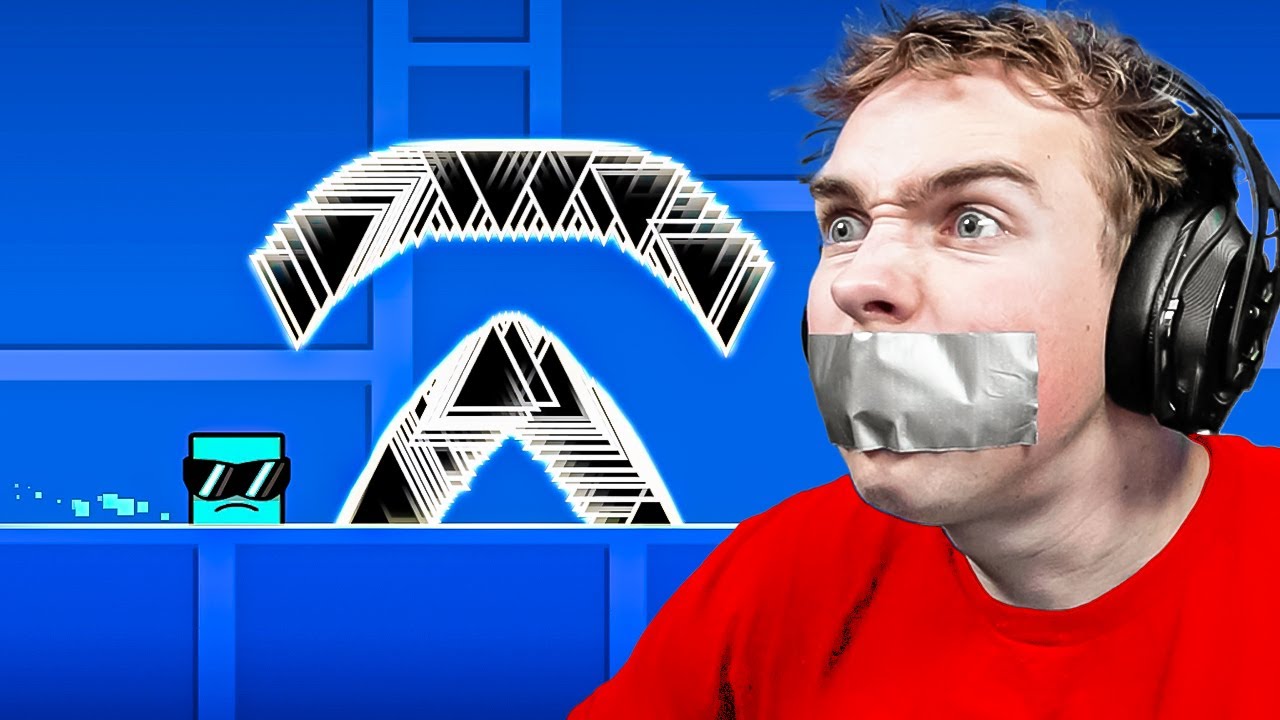 not speaking until i beat geometry dash