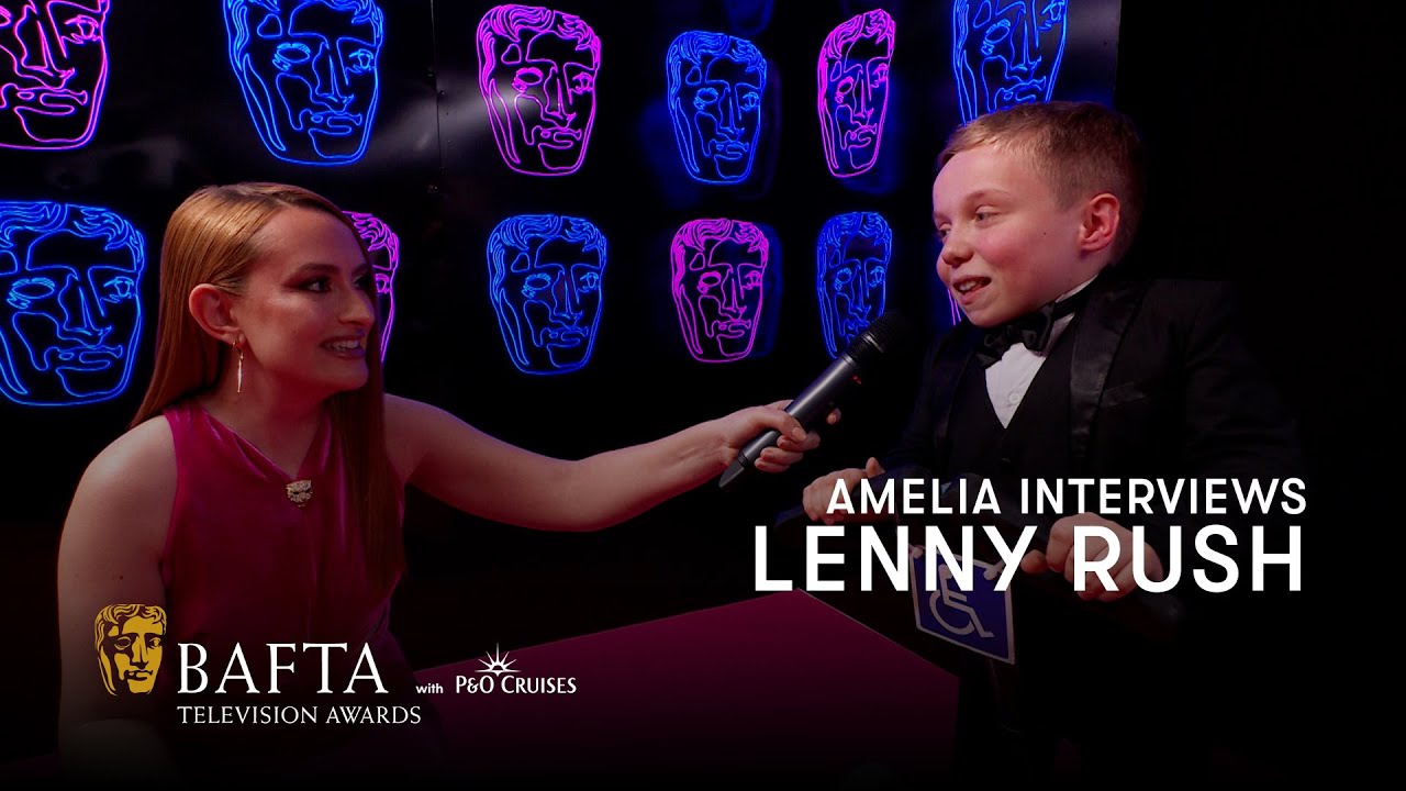 Lenny Rush's parents interrupt his interview with Amelia Dimoldenberg | BAFTA TV Awards 2023