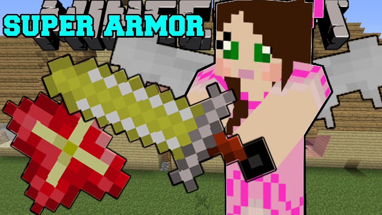 Minecraft: SUPER ARMOR & WEAPONS! (INSANE ITEMS AND POWERS!) Mod Showcase