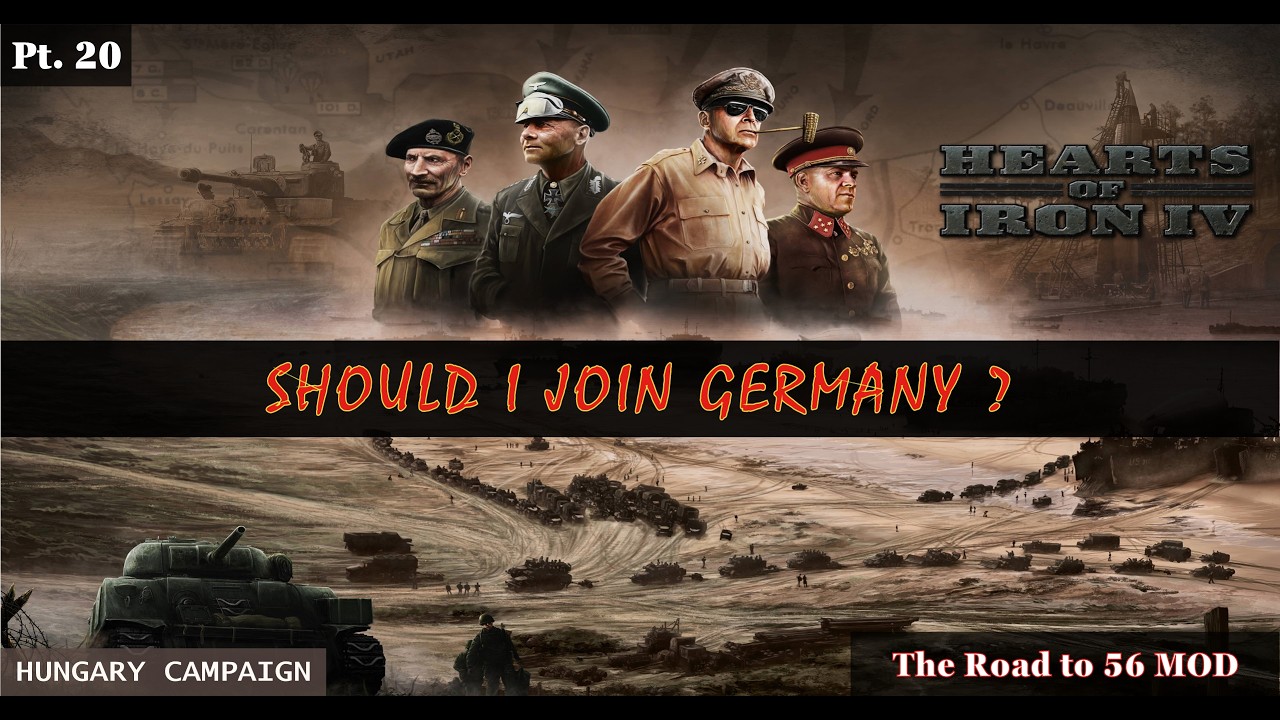 🪖 Hearts of Iron IV - Hungary - Should I Join Germany... 🤔❓ Pt.20
