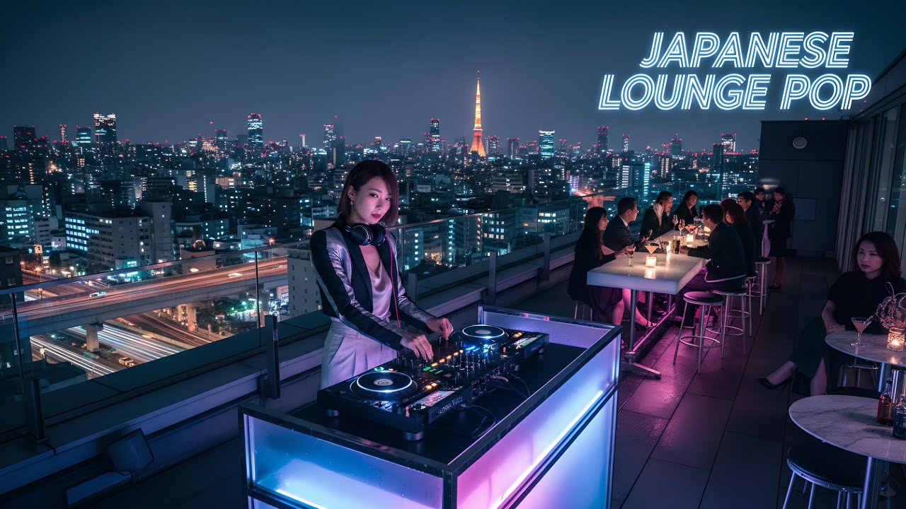 Nighttime Tokyo Jazz - Uplifting Japanese Lounge Ambience | 東京の夜のジャズ