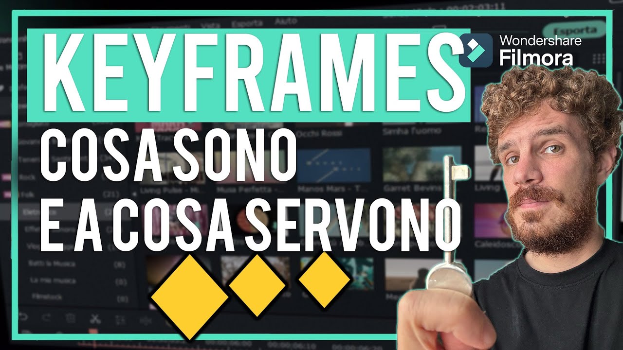 Come usare i Fotogrammi Chiave Keyframes e creare Animazioni (Zoom, Effetti) Tutorial Filmora ita