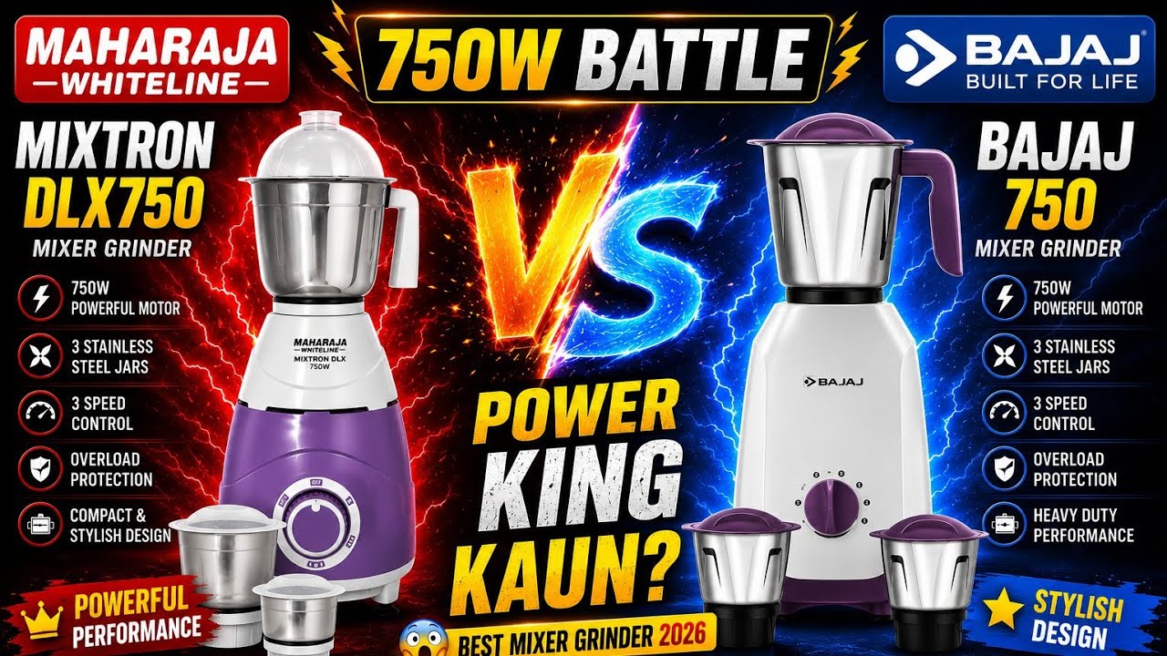 Maharaja Whiteline Mixtron DLX Mixer Grinder 750W | Full Review & Demo 🔥