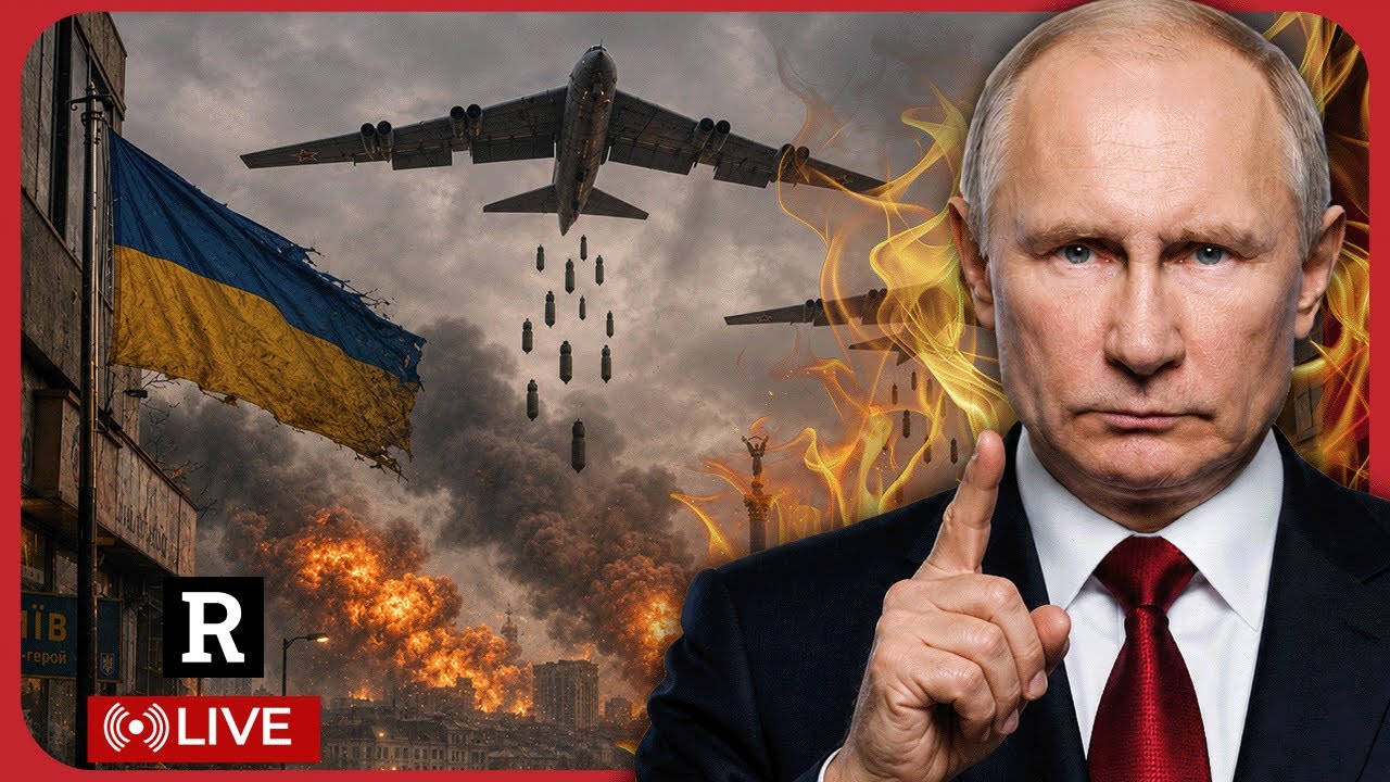 Oh SH*T, it's starting. Putin LAUNCHES massive military strike | Redacted with Clayton Morris