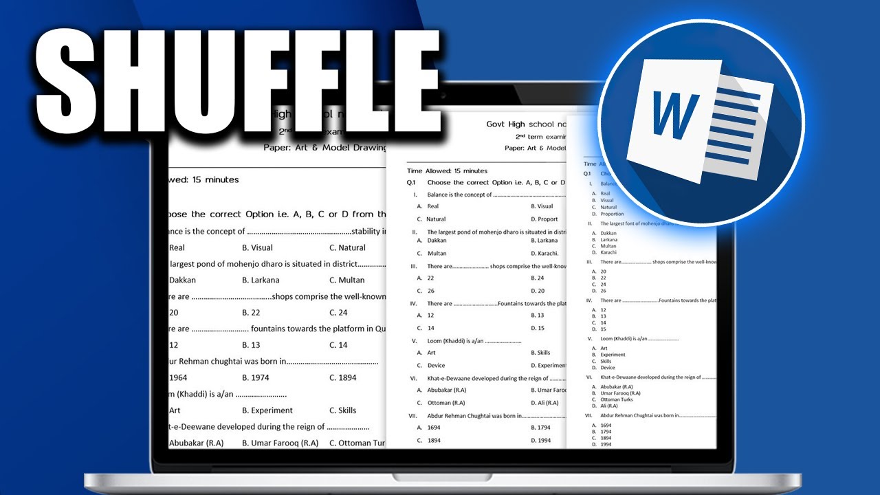 How To Shuffle Questions In Microsoft Word (Easy 2025 Guide)