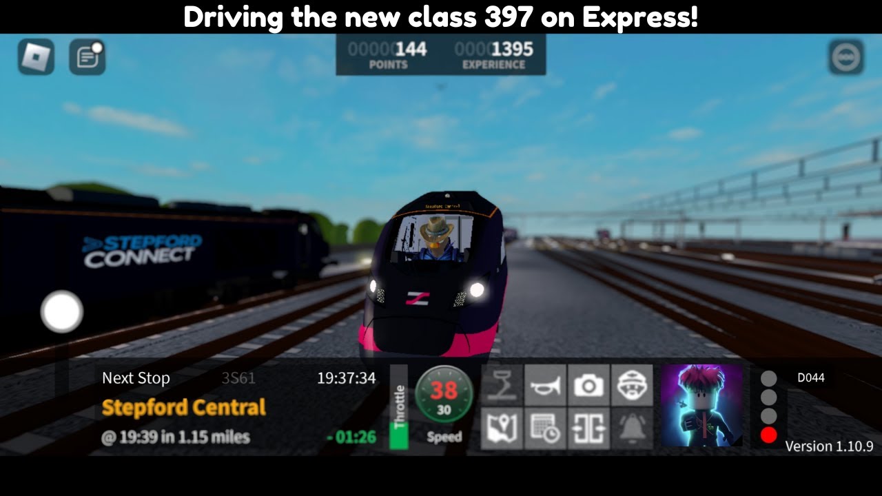 I bought the new class 397 on STEPFORD Express in STEPFORD County Railway!