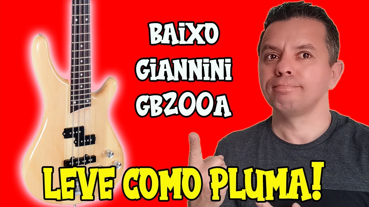 CONTRA BAIXO ABSURDAMENTE LEVE! 😲 Giannini Gb200A / GB-200A
