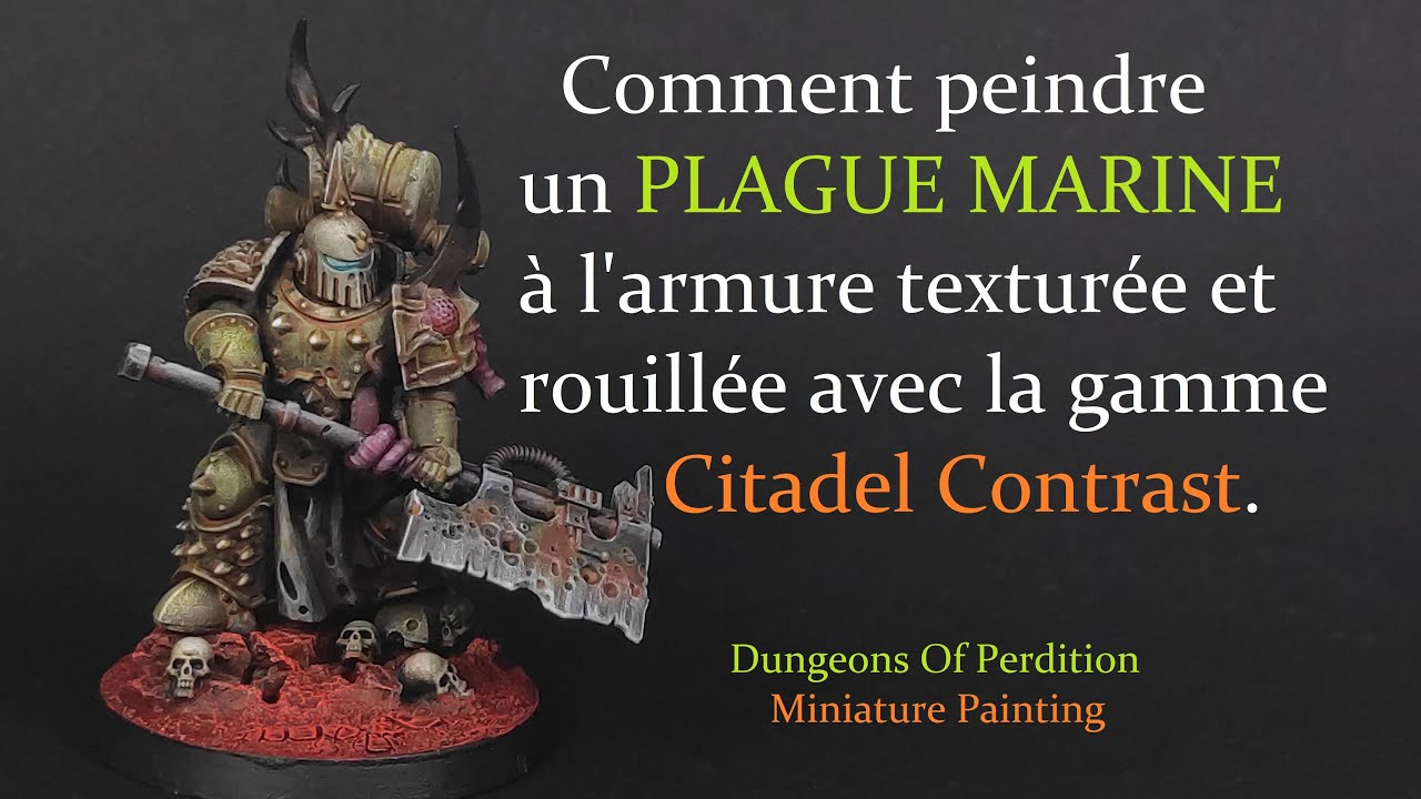 Comment peindre un Plague Marine avec la gamme Citadel Contrast.