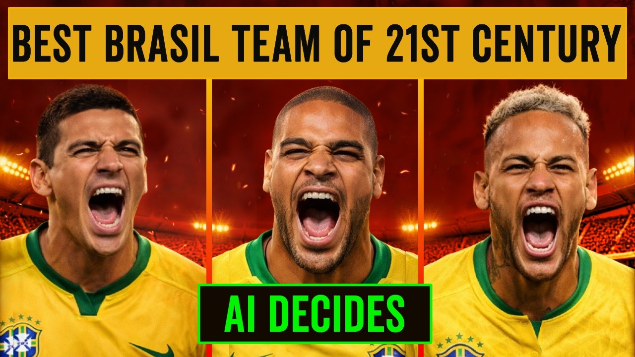 AI create GREATEST Brasil XI of the 21st Century
