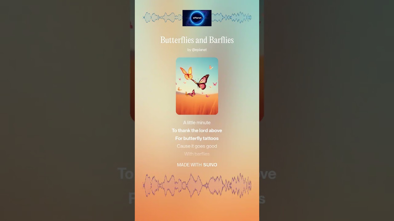 7. Butterflies and Barflies - Official Visuals by ePlanet