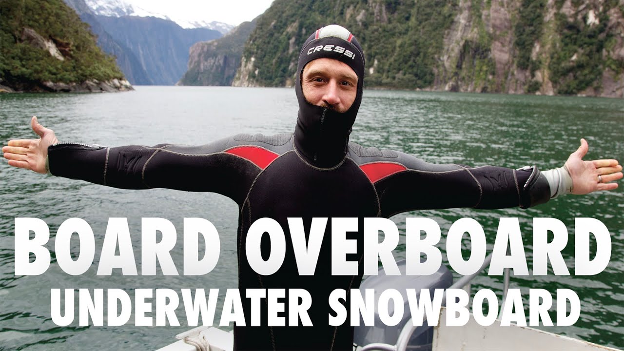 Every Third Thursday_Board Overboard_Underwater Scuba Signal Snowboard