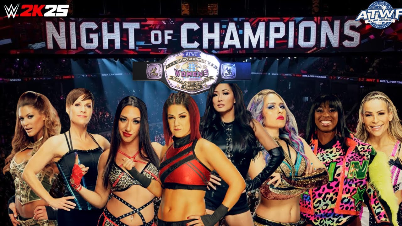 Королевская битва за женский титул интерконтинентального чемпиона ATWF WWE2K25 4K