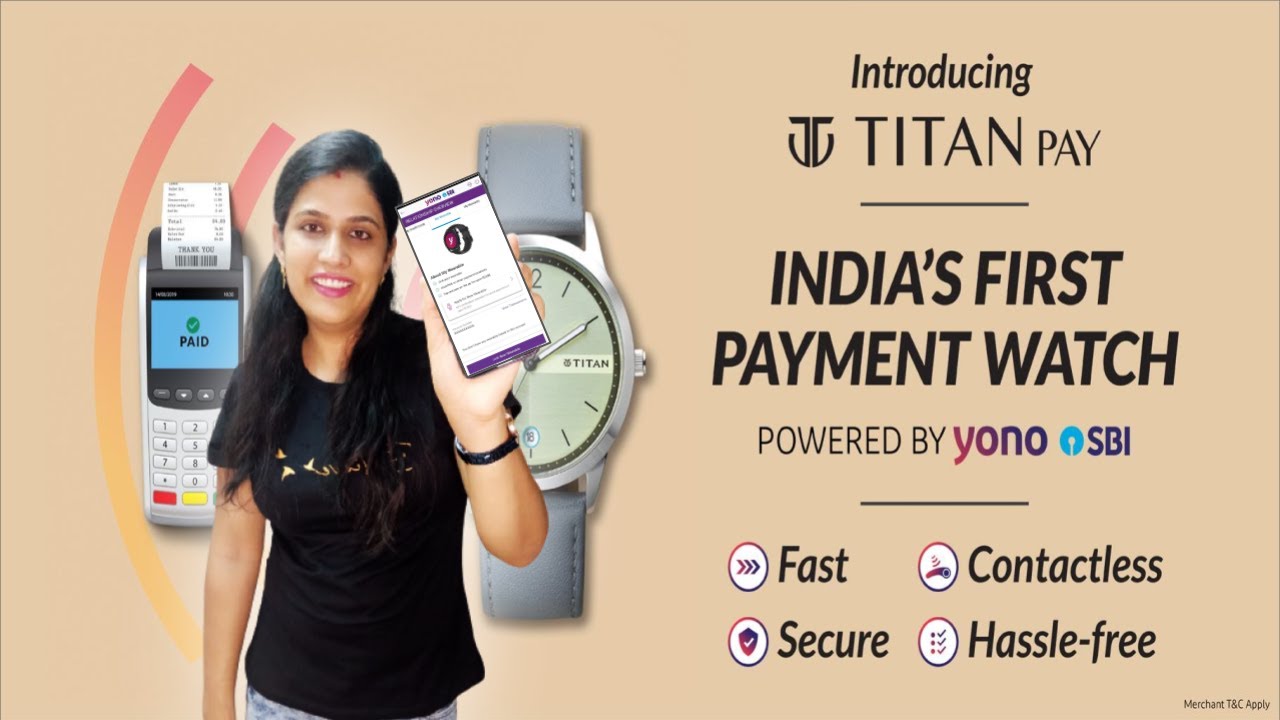 SBI Payment Watch Lanuched- SBI Titan Watch- How to order SBI Payment Watch online?