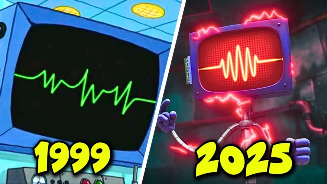 Evolution of Karen Plankton in SpongeBob Movies and TV and Animation (1999 - 2025)