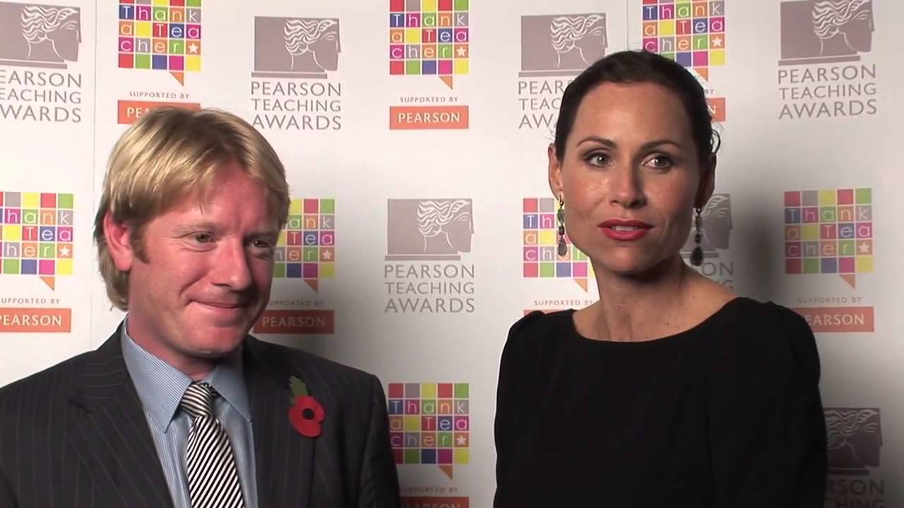 2011 Pearson Teaching Awards UK Ceremony   Minnie Driver and Simon Roberts