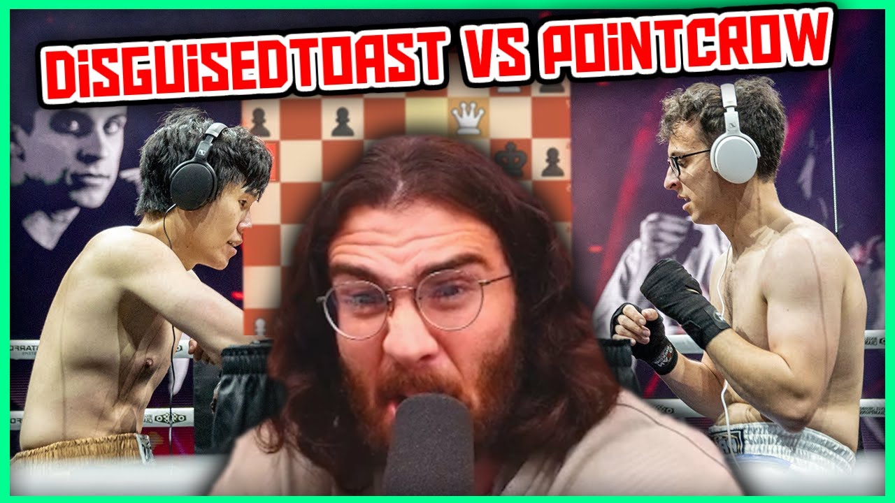 Pointcrow vs DisguisedToast - Mogul Chessboxing | Hasanabi Reacts to the Main Event