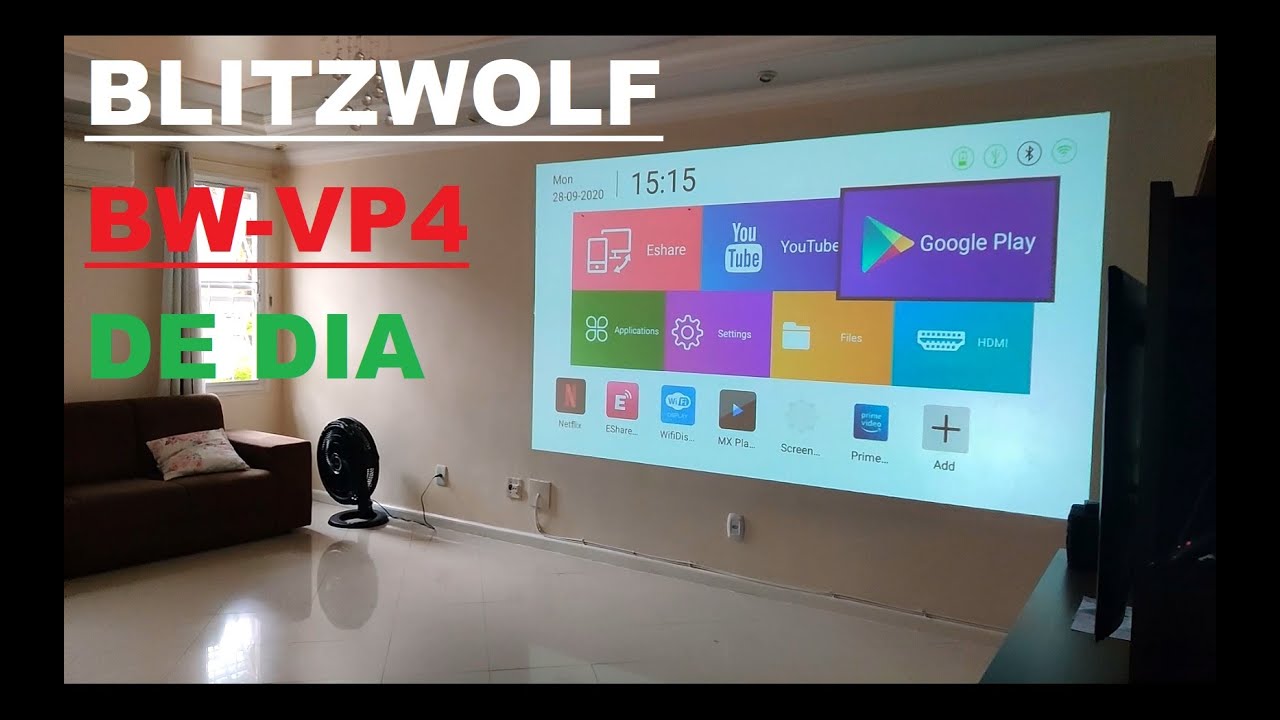 Projetor BlitzWolf BW-VP4 de DIA!