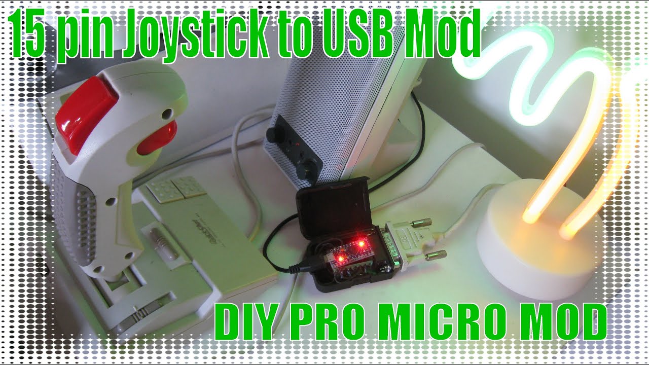 PC Games & Builds - DIY 15 Pin Retro Joystick to USB Converter - Quickshot QS-201