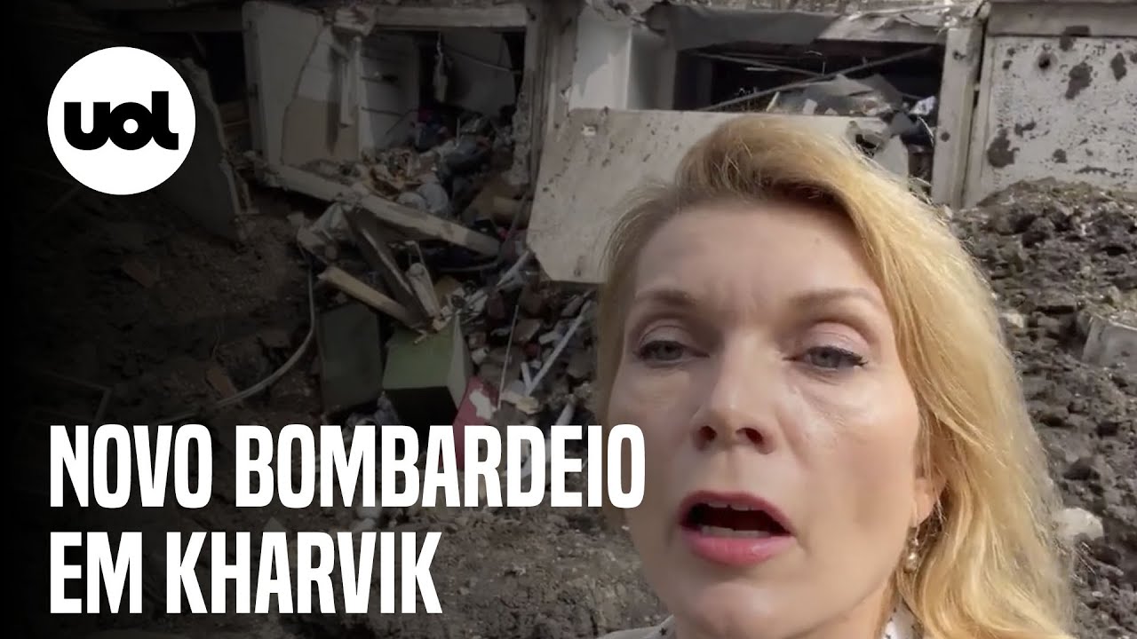 Guerra na Ucr&acirc;nia: pesquisadora ucraniana mostra danos causados por bombardeio russo em Kharvik