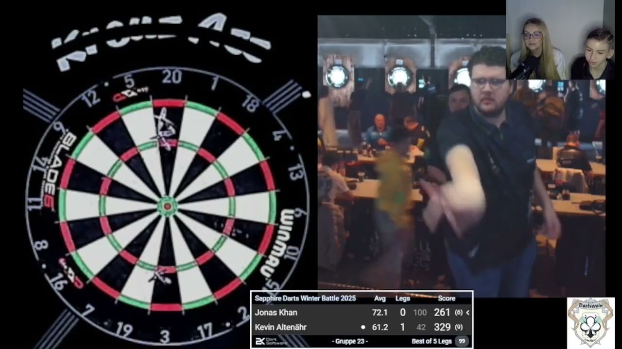 Jonas Khan vs Kevin Altenähr | Sapphiredarts Winter Battle 2025 | Full Match #darts #3dart
