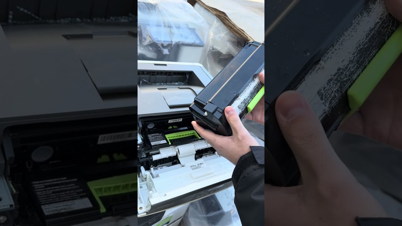 How to install toner & drum on a Lexmark MS3XX, MS4XX, MS5XX, and MS6XX