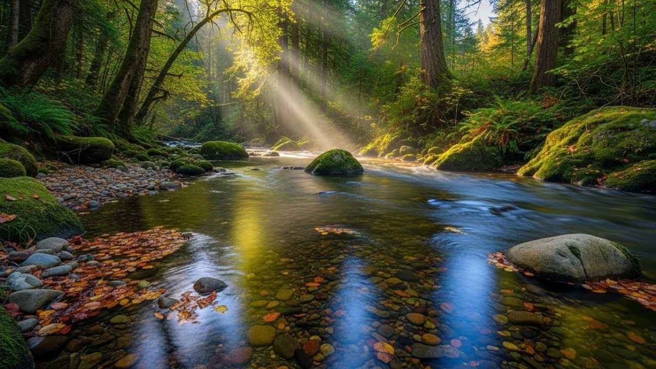 River Soundscape 🌿 Peaceful Water Ambience for Meditation, Study, and Relaxation #527