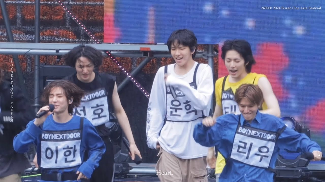 240608 2024 Busan One Asia Festival [보이넥스트도어 BOYNEXTDOOR 태산] 리허설 ‘OUR’ TAESAN focus video 팬캠 FANCAM