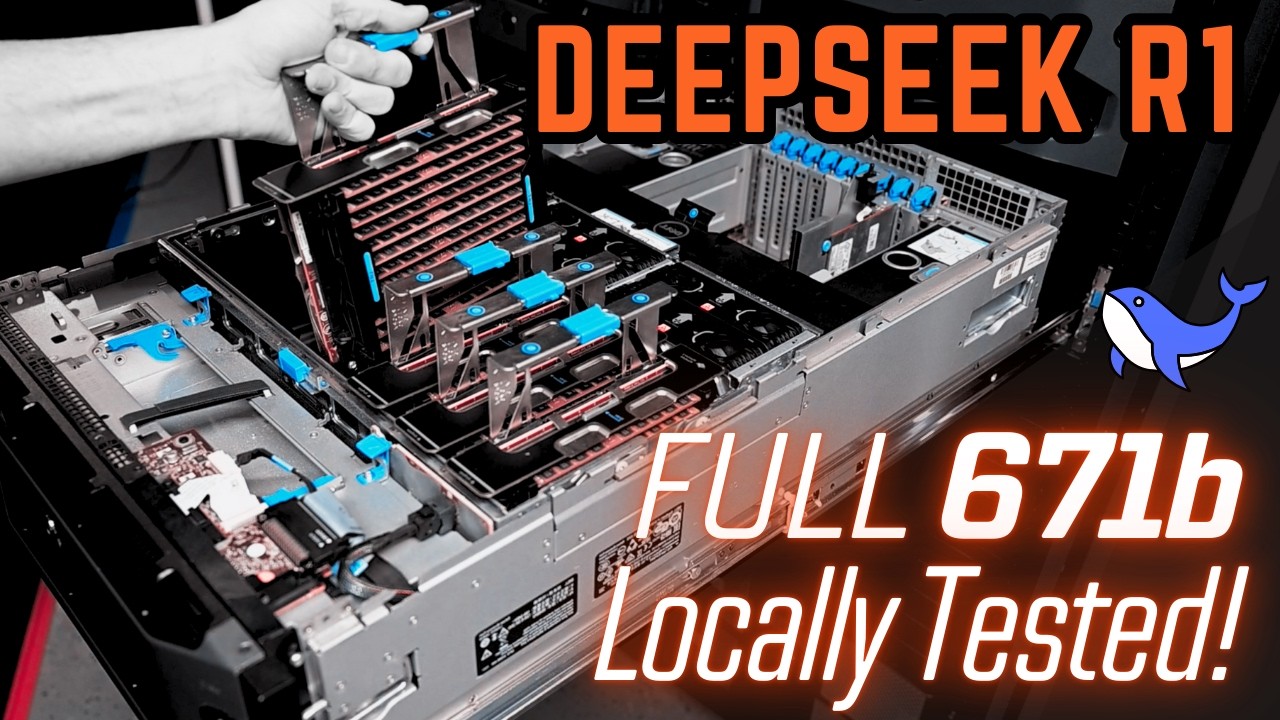 Deepseek R1 671b Running LOCAL AI LLM is a ChatGPT Killer!