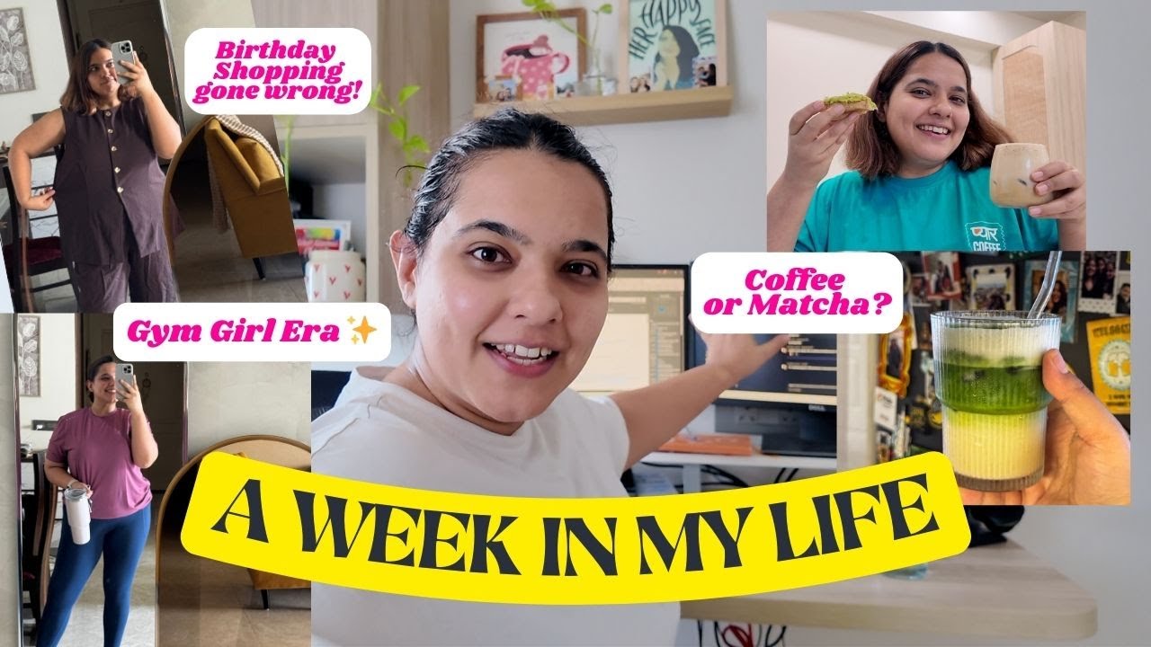 A Week in My Life (as a Corporate Employee) | Coffee vs Matcha, Birthday Try-On Haul, & more! *VLOG*
