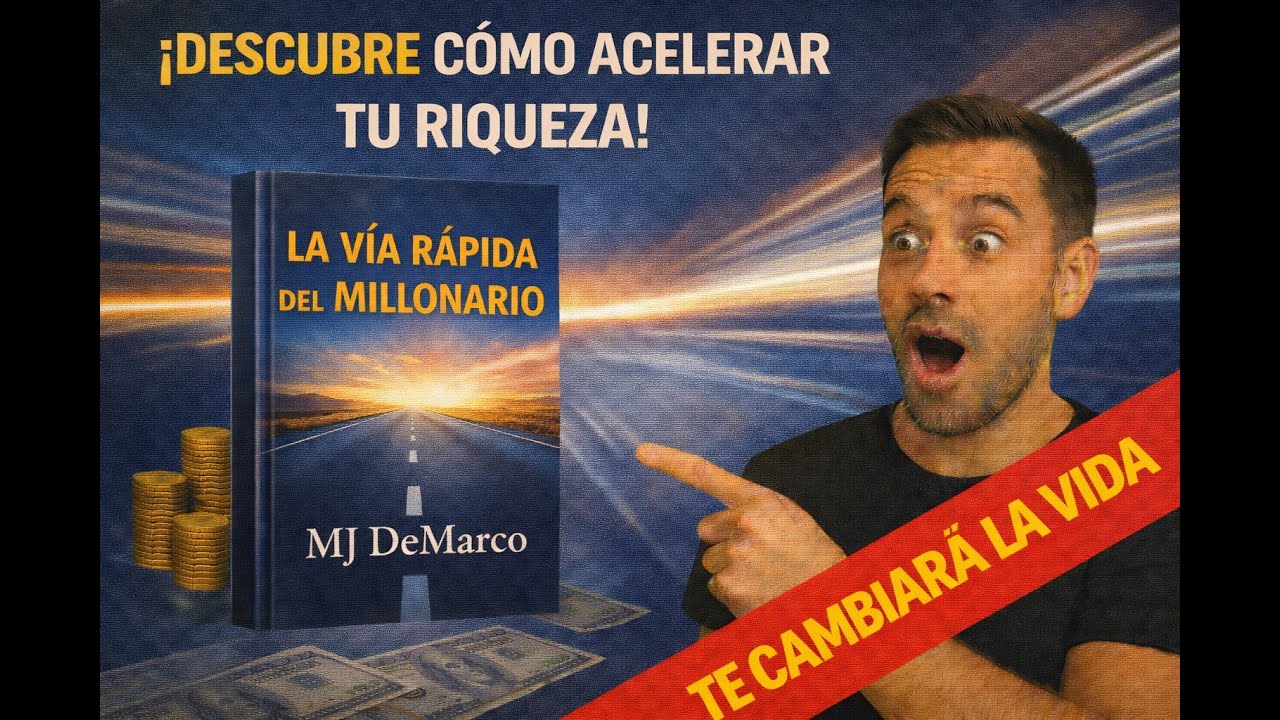 RESUMEN La Vía Rápida del Millonario (MJ DeMarco) | Deja de ser POBRE y crea RIQUEZA