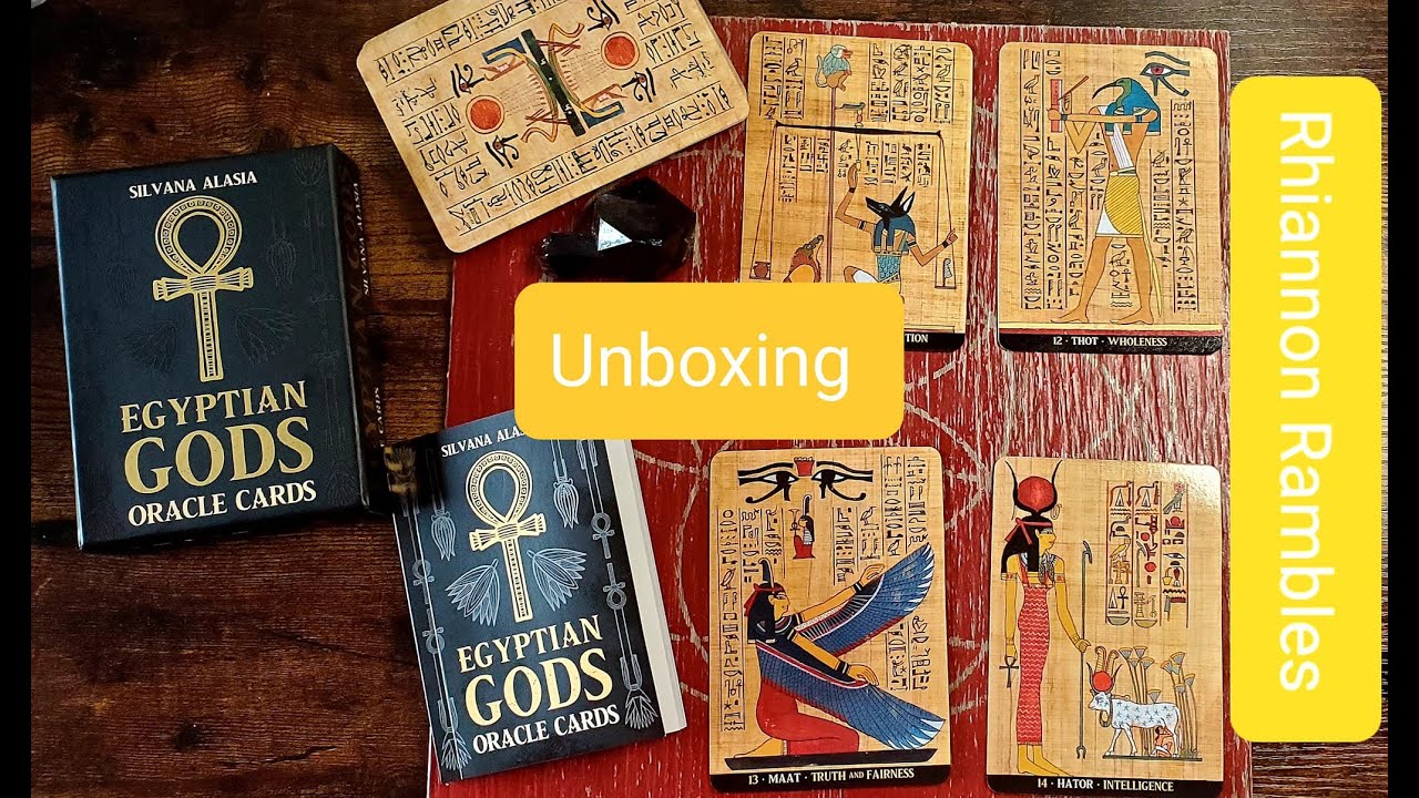 Egyptian God's Oracle Deck unboxing #Egyptiangods #unboxing #oraclecards