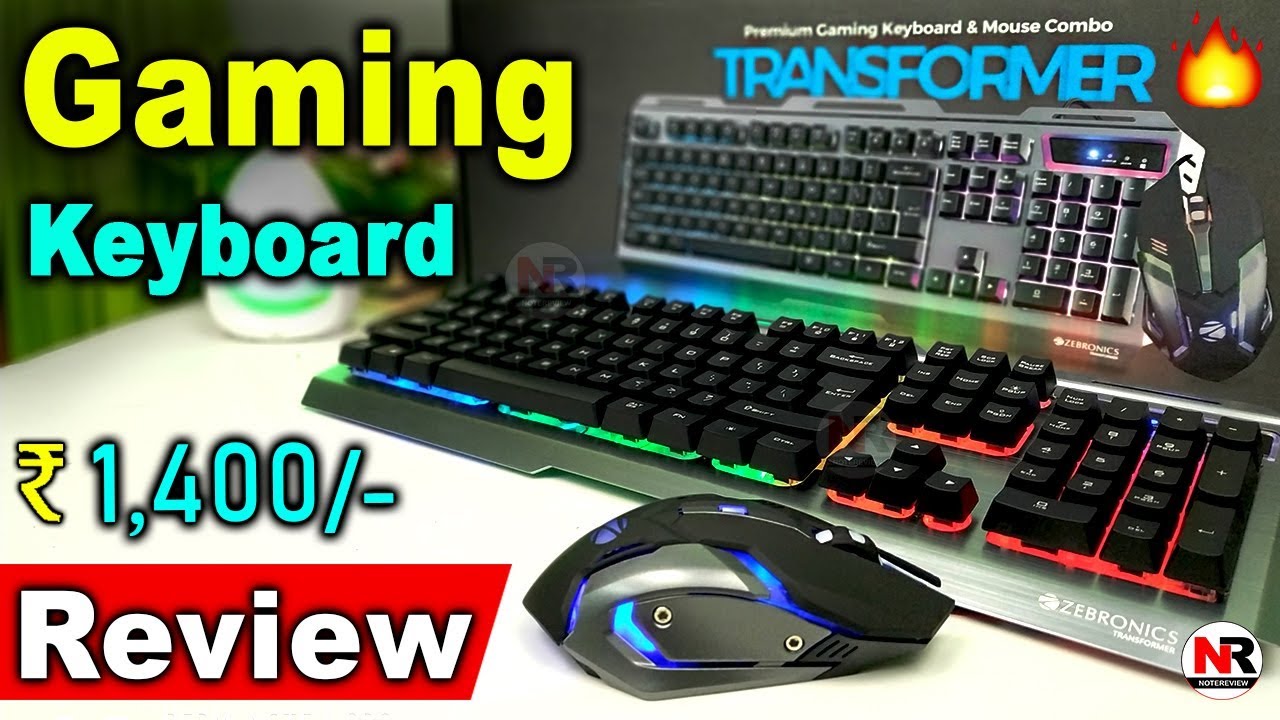 Zebronics Transformer Gaming Multimedia USB Keyboard and Mouse Combo Full Review & Unboxing in Hindi