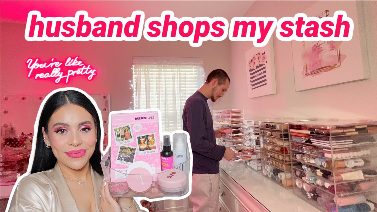 Husband Shops My Stash & Picks My Full Face of Makeup 🤭