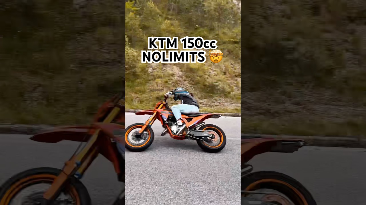 KTM 150cc SUPERMOTO PURE SOUND 🤯 #ktm#motard#150cc