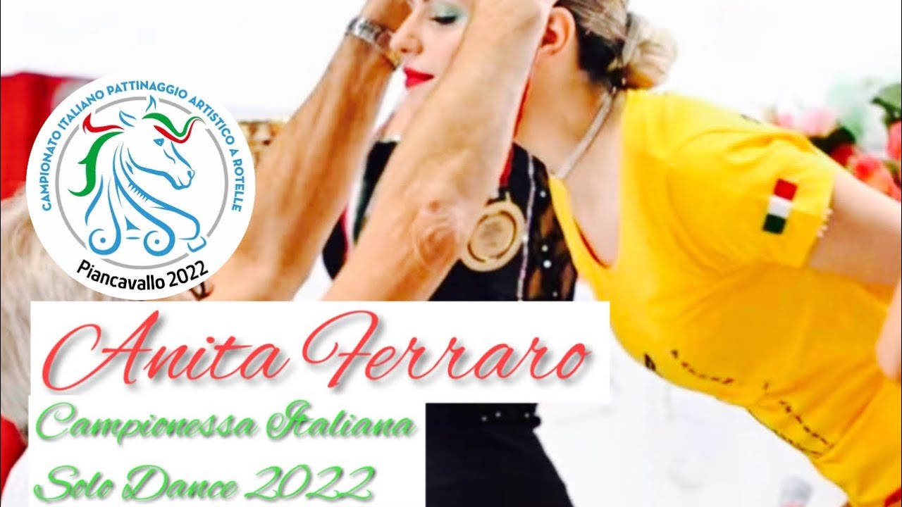 Anita (S.S CALABRIA)Campionessa Italiana Pattinaggio Solo Dance 2022