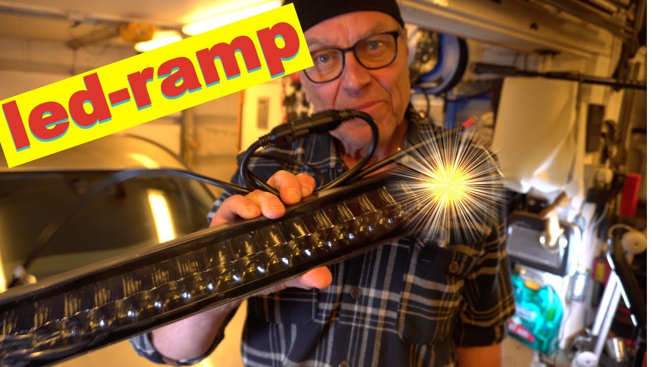 Montering LED-ramp Volvo V60. Kan man verkligen fästa lampan i plastfronten?