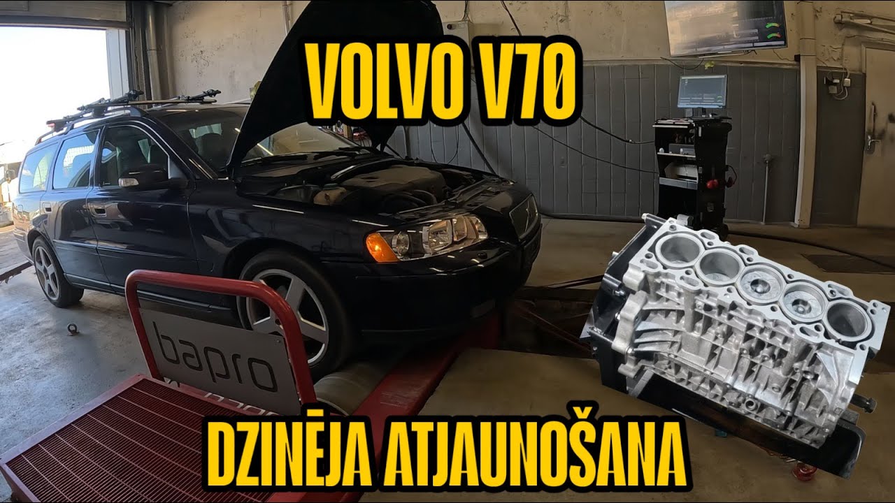 Volvo V70 Dzinēja atjaunošana